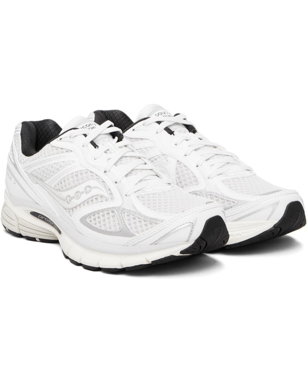 Saucony White Progrid Guide 7 Sneakers for men