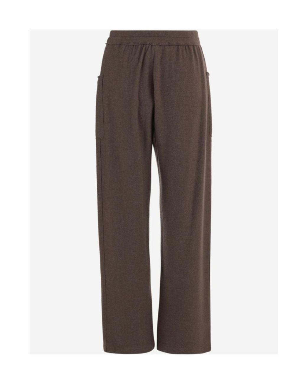 Giorgio Armani Brown Patch Pocket Wide-Leg Pants