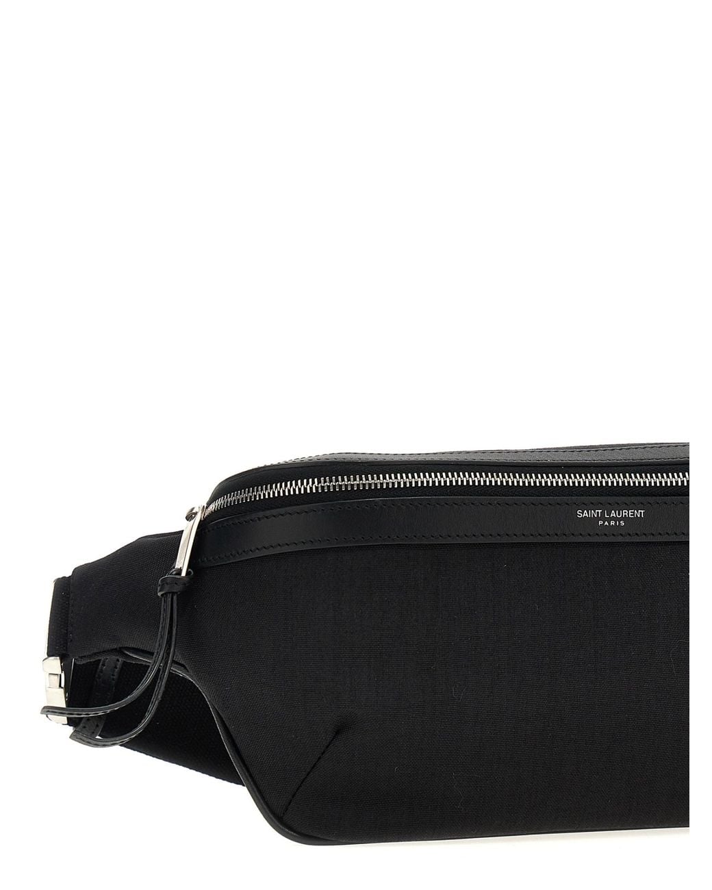 Saint Laurent Black Classic Zip-Up Crossbody Bag for men