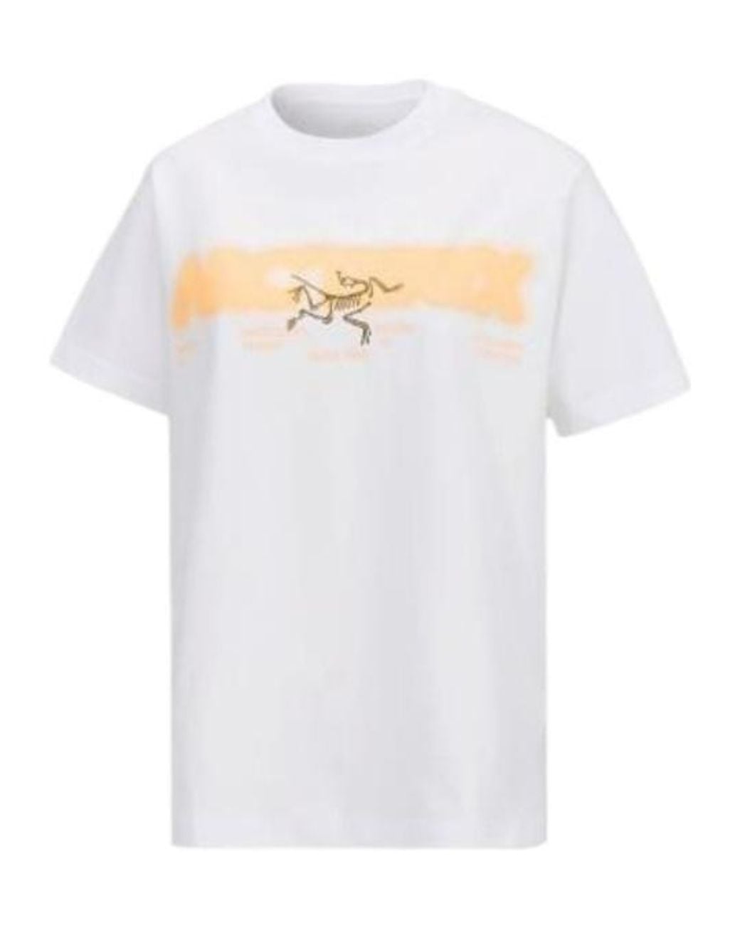 Arc'teryx White Kragg Cotton Dream State Crew Neck Shirt Ss