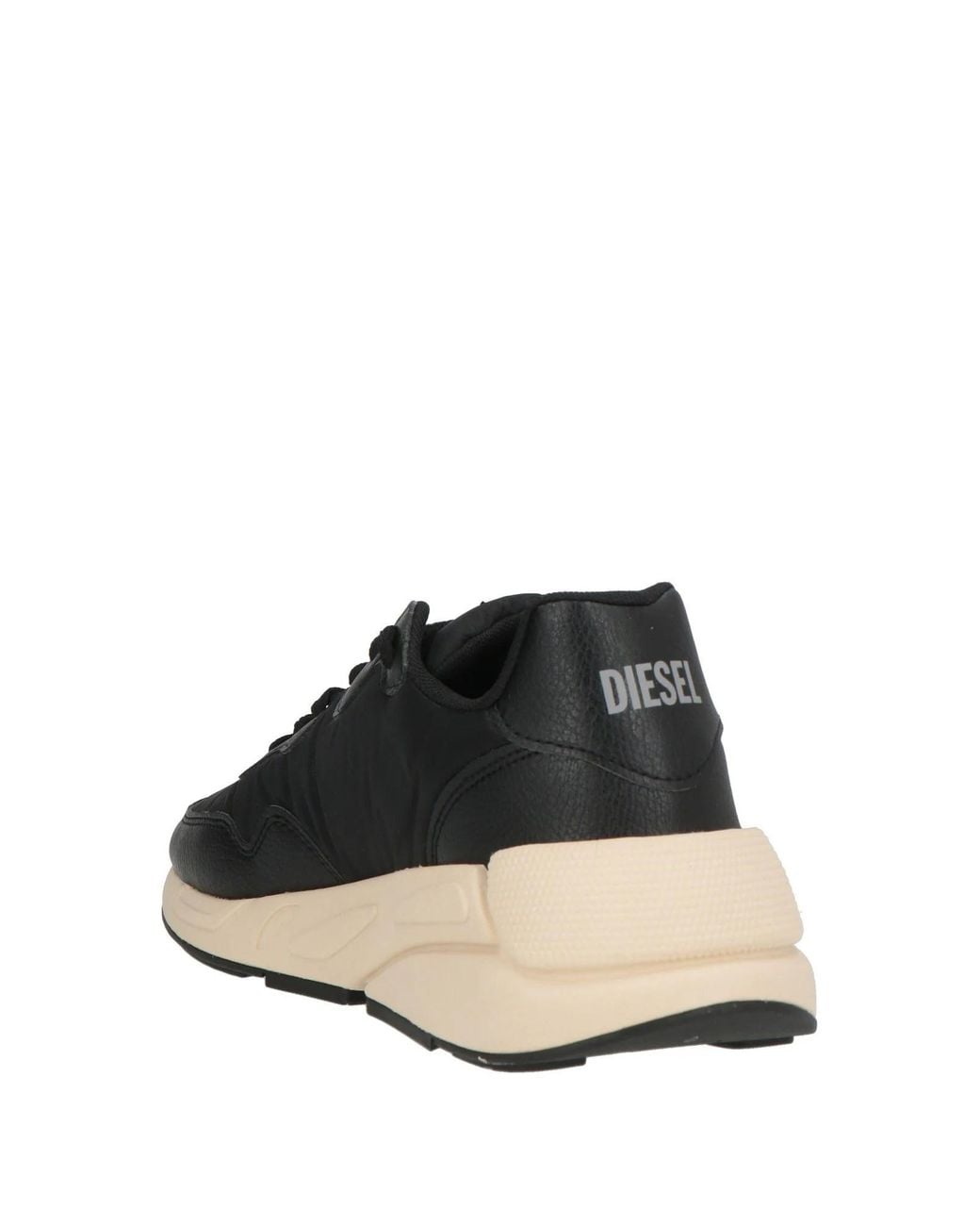 DIESEL Black Low-Top Casual Shoes for men