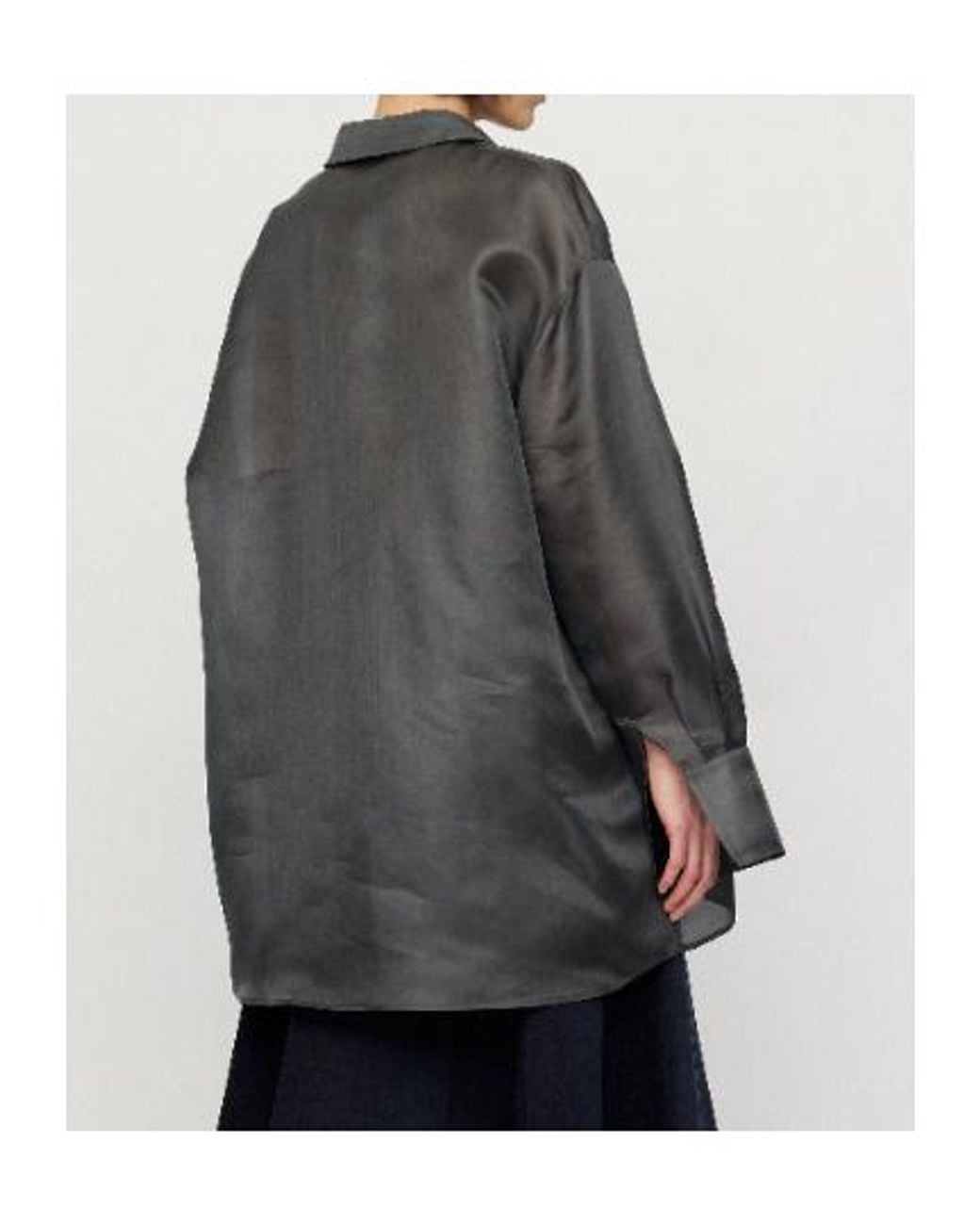 Ruohan Gray Pebble Kaaf Shirt
