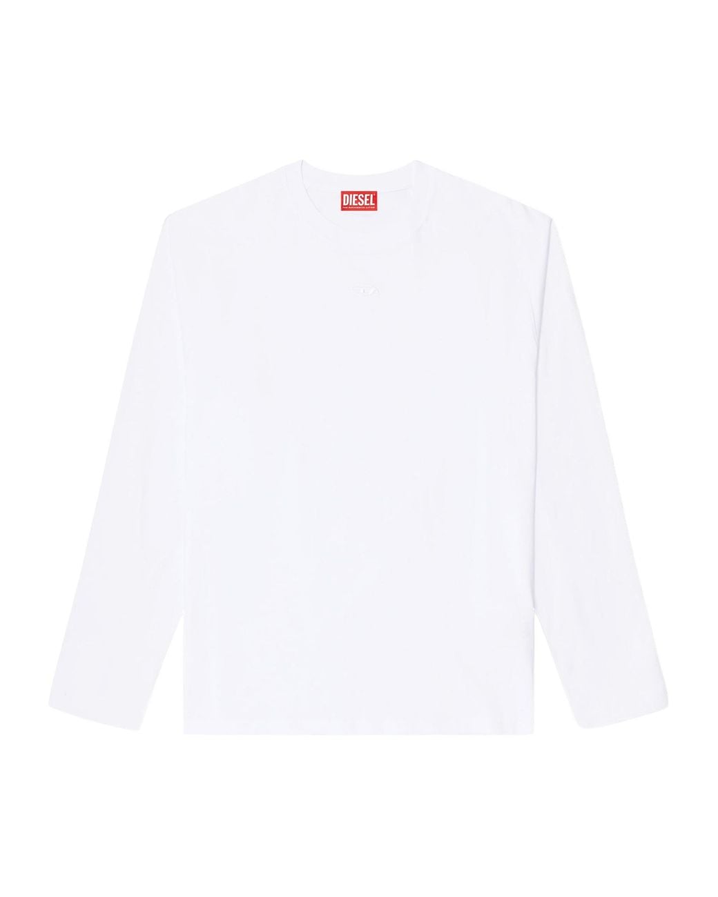 DIESEL White T-Kristian Raglan Long-Sleeve T-Shirt for men