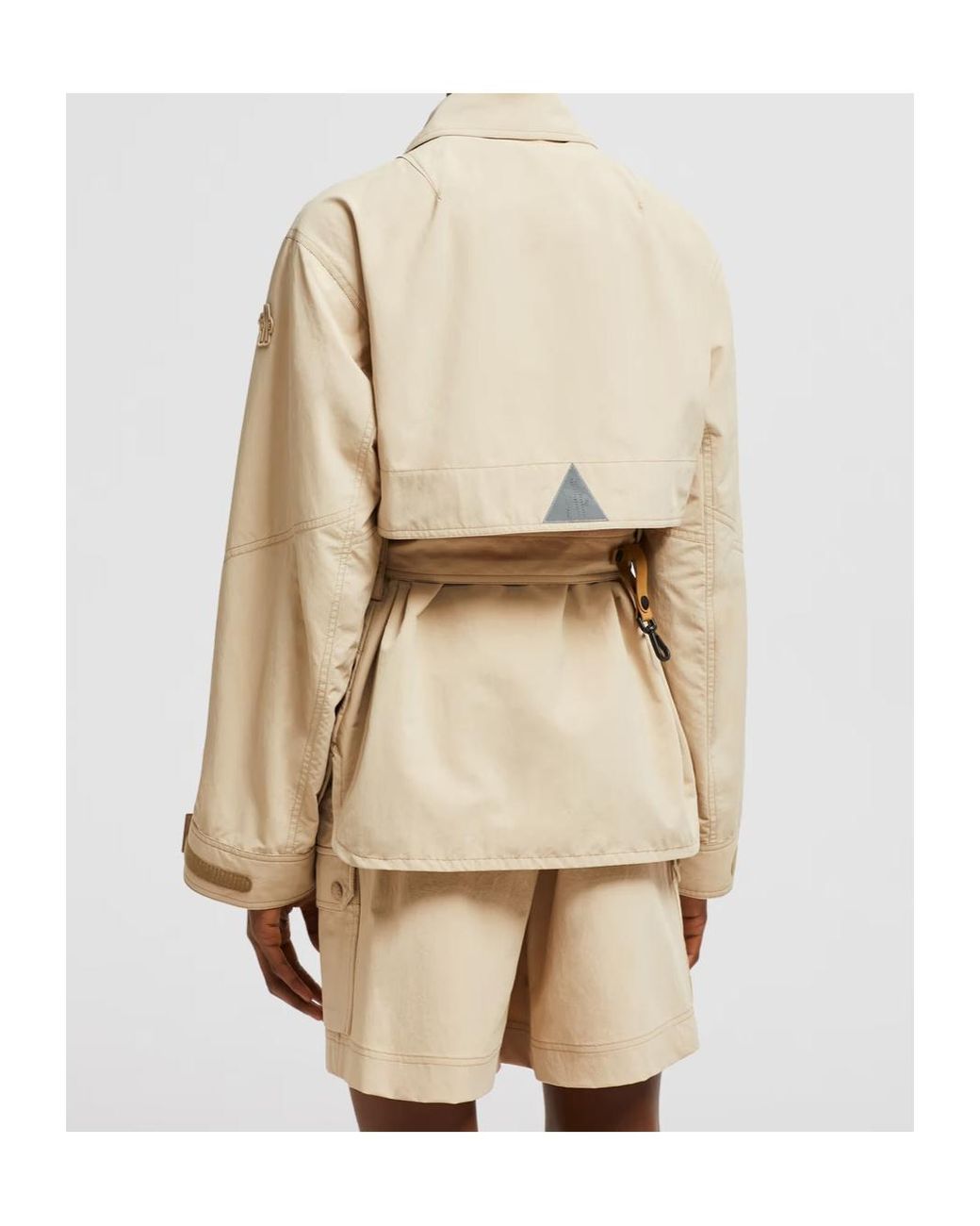 Moncler Natural Kaeng Belted Field Jacket