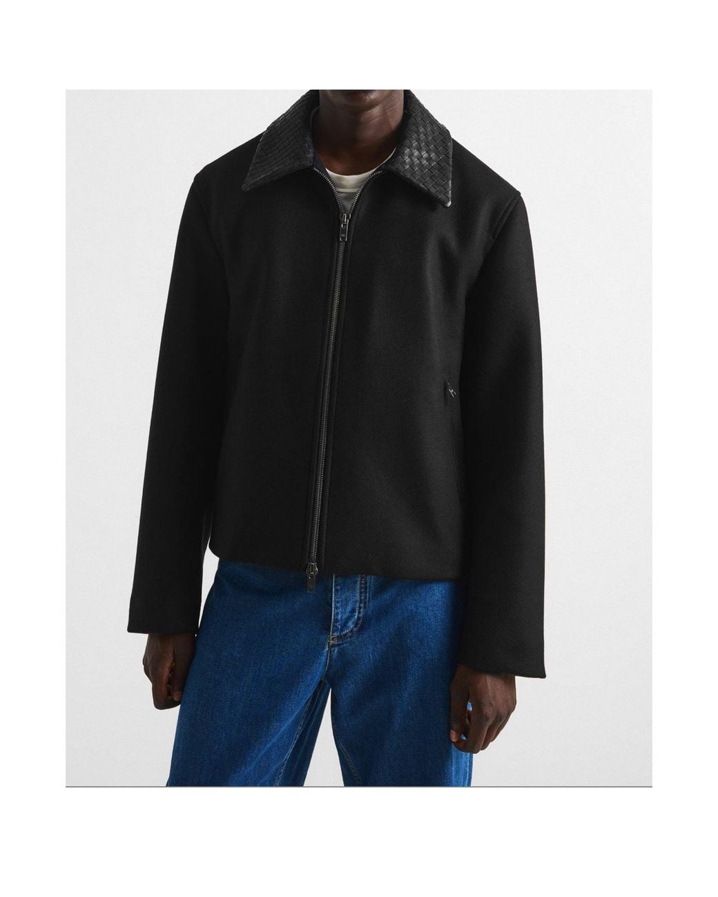 Bottega Veneta Black Short Jacket for men