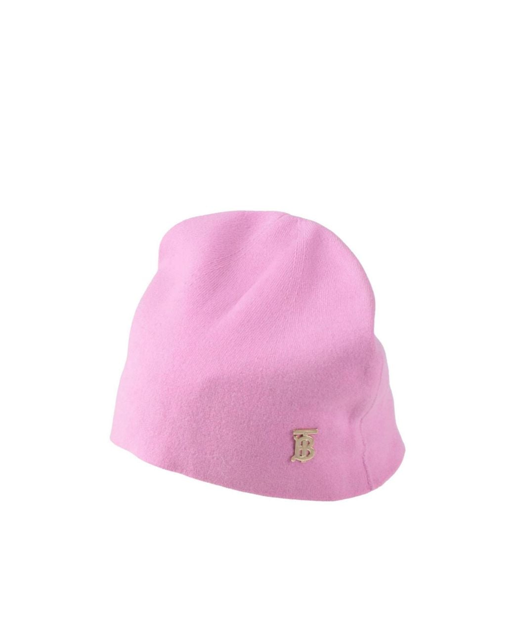 Burberry Pink Solid Color Knitted Hat