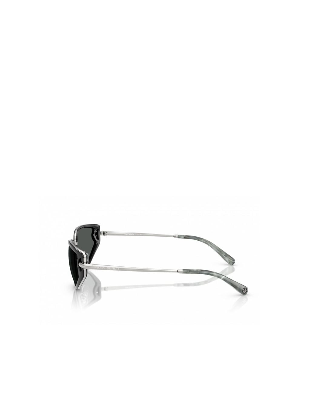 Tory Burch White Geometric Sunglasses