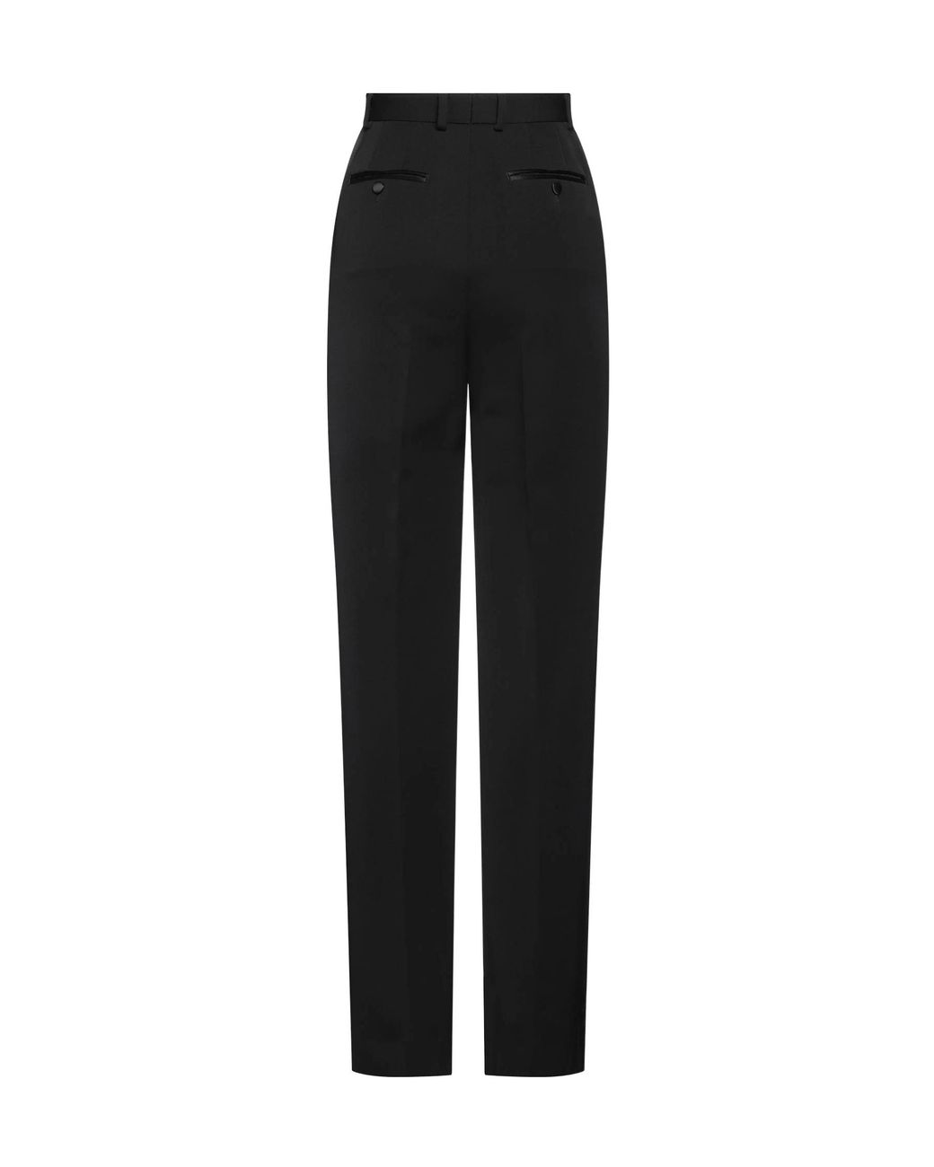 Dolce & Gabbana Black Solid Color Casual Trousers