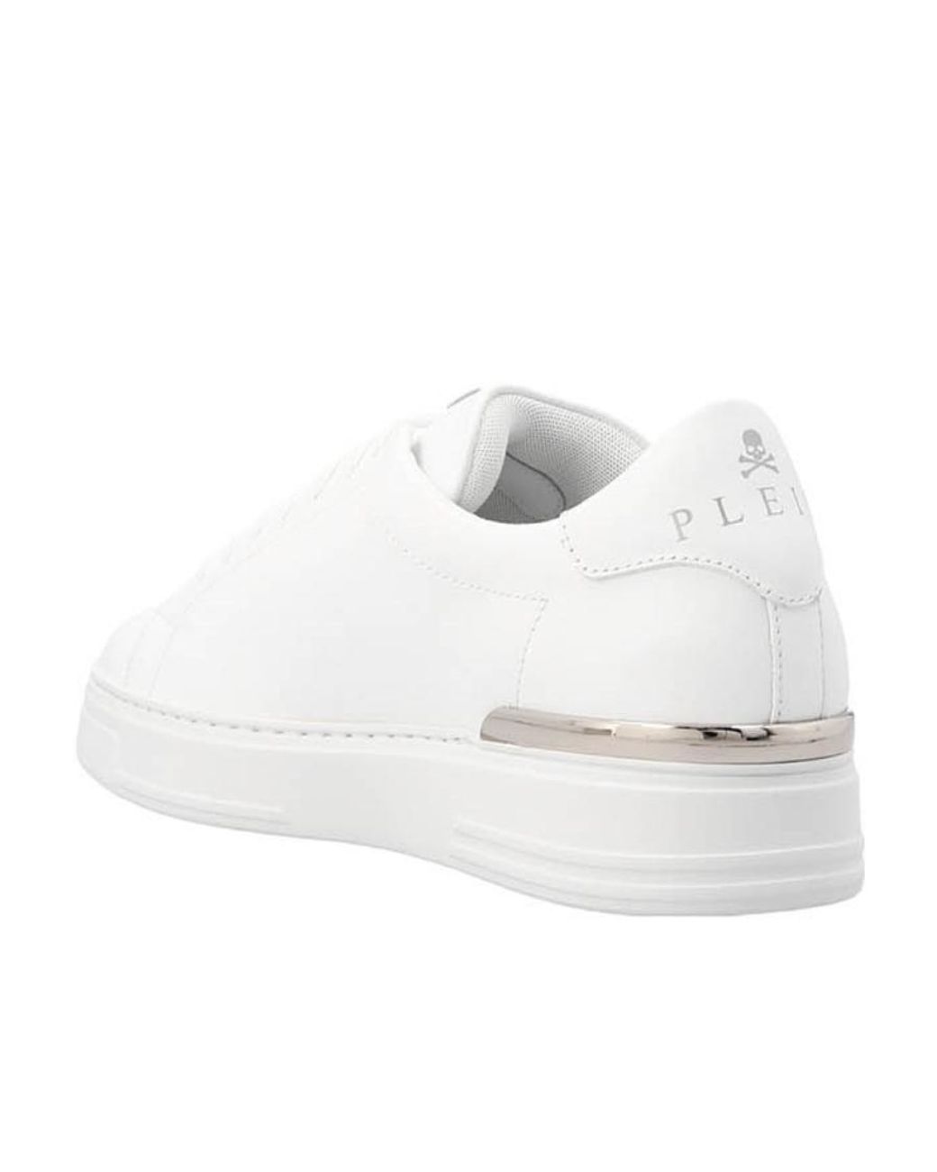 Philipp Plein White Hexagon Sneaker for men