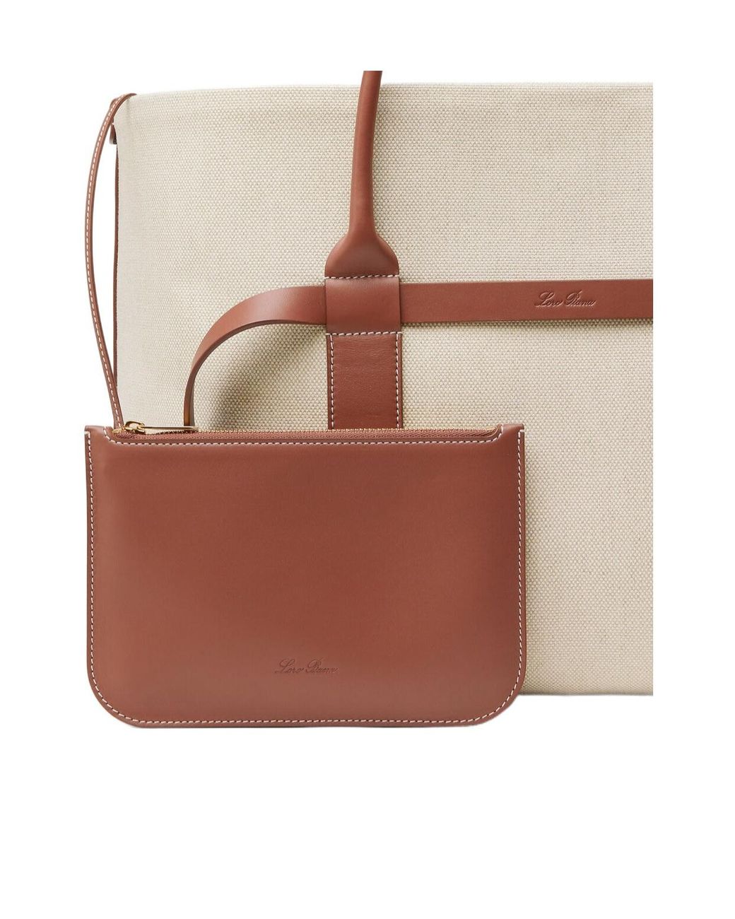 Loro Piana Natural Ghiera Large Shopper Bag