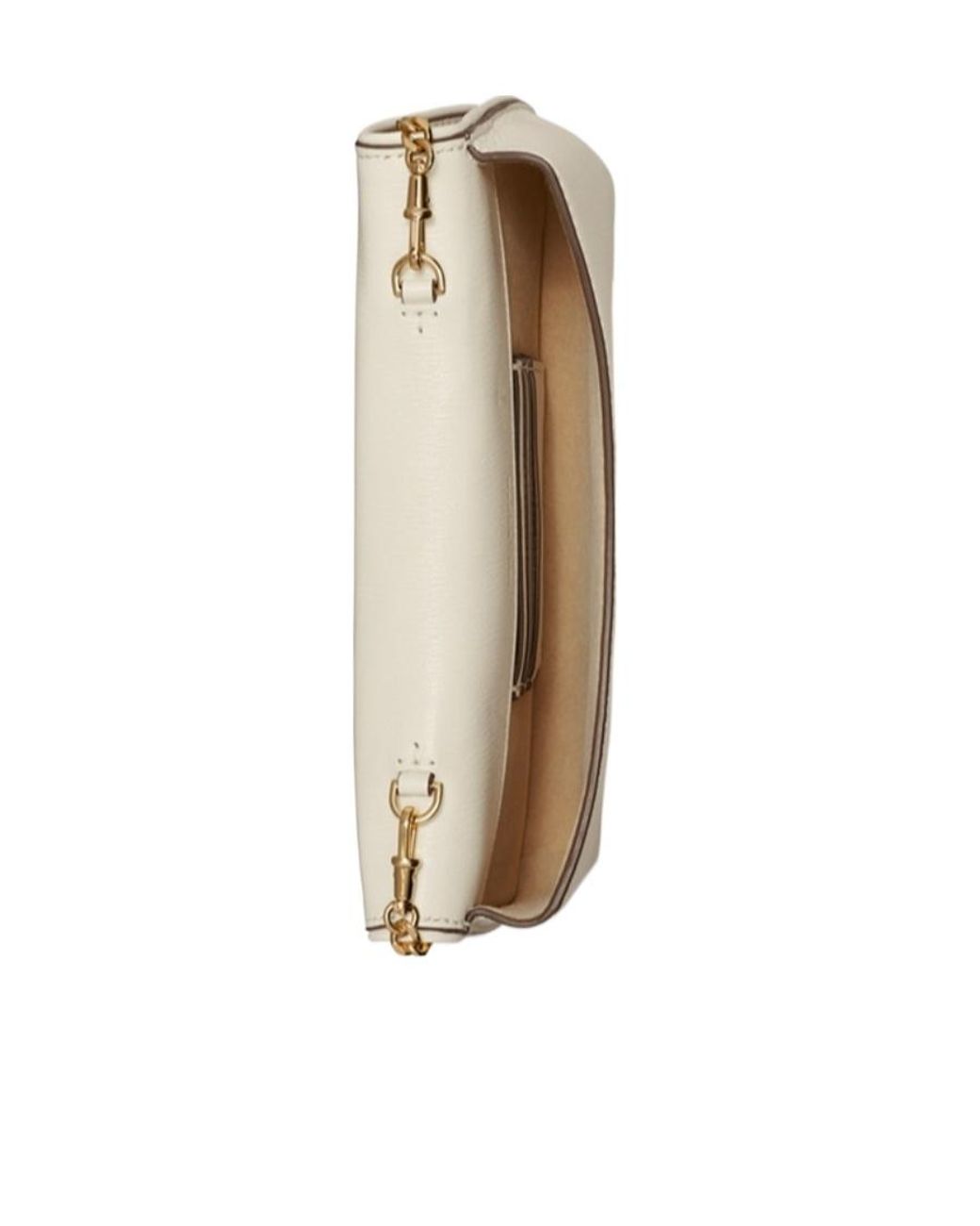 Tory Burch Natural Reva Clutch Bag