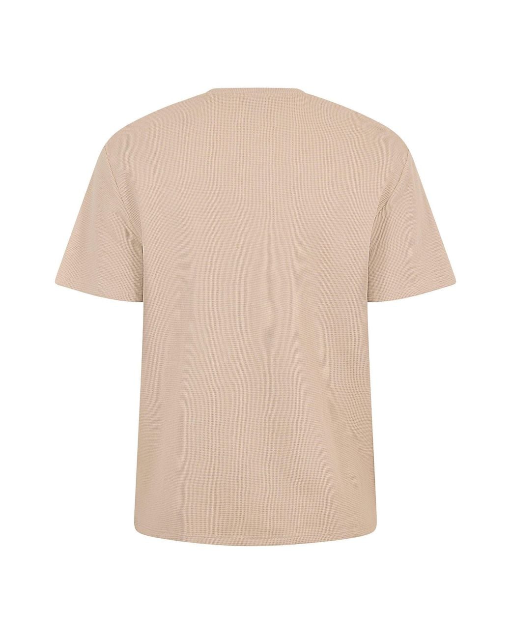 Boss Natural Round-Neck Short-Sleeved T-Shirt for men