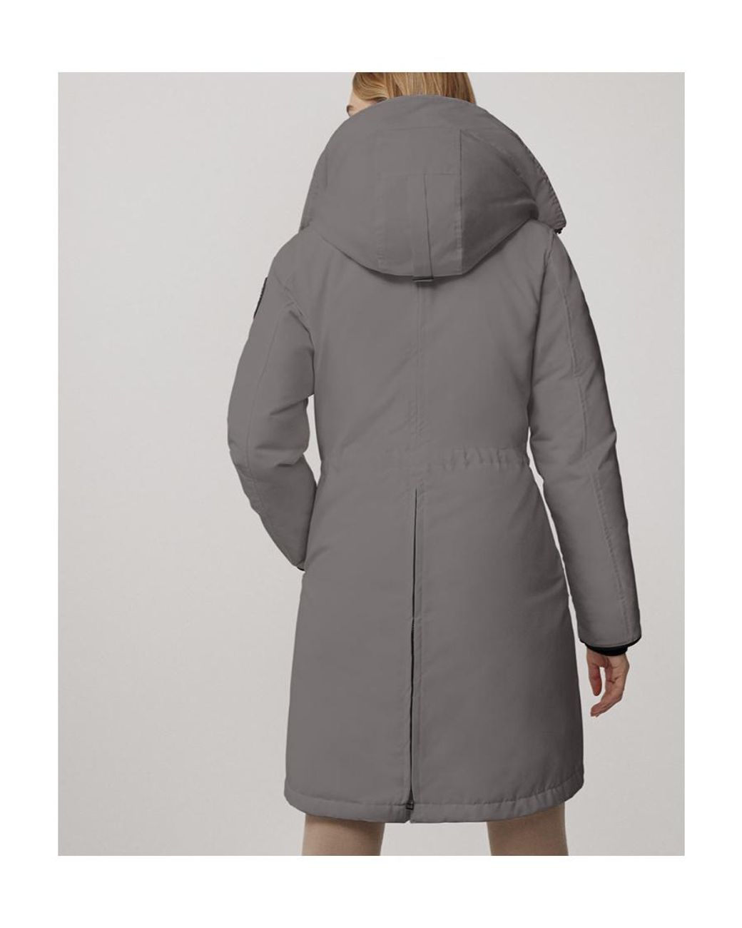 Canada Goose Brown Button-Up Hooded Parka