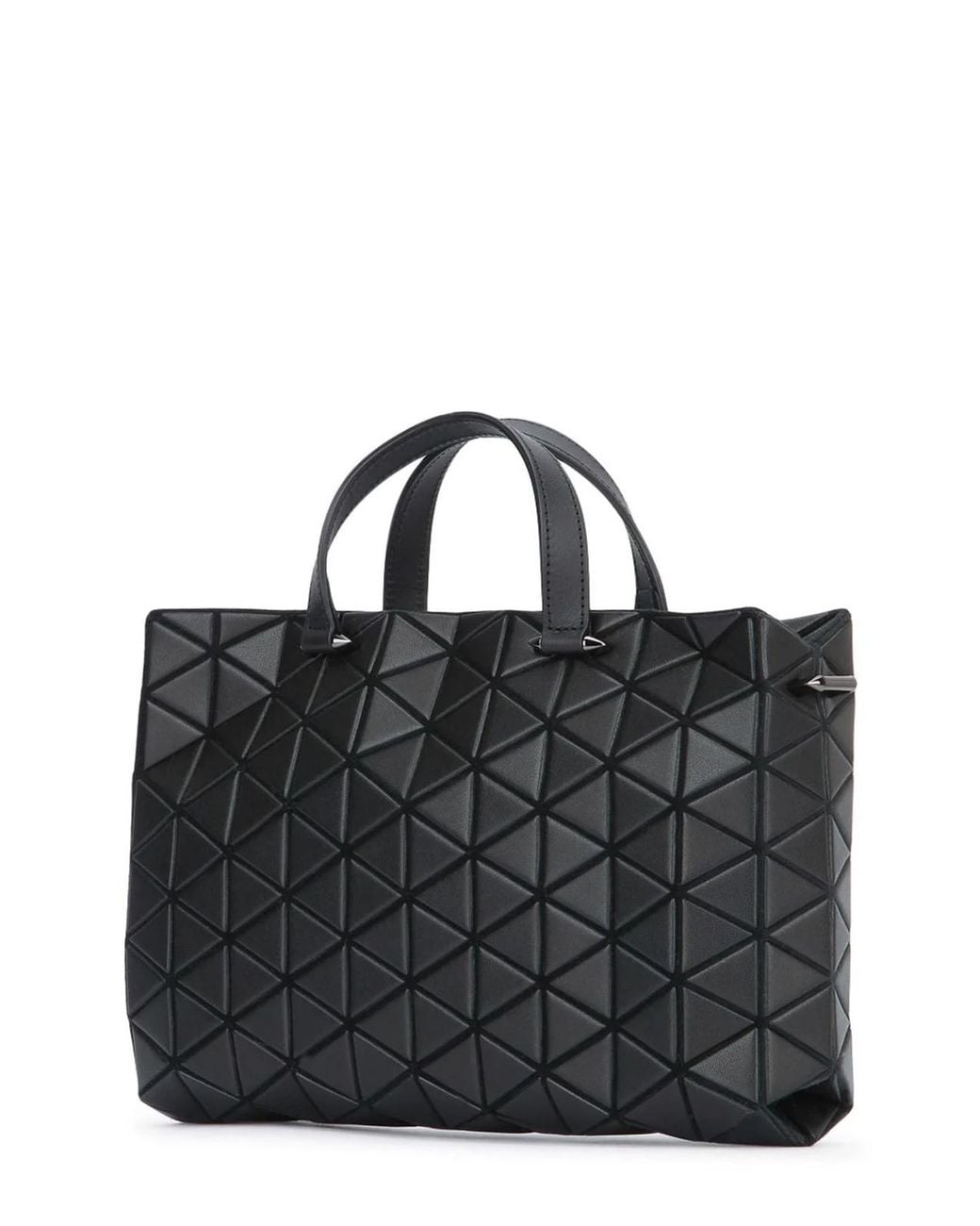 Issey Miyake Black Tonneau Matte Tote Bag
