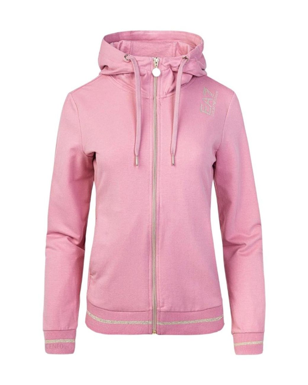 EA7 Pink Logo Pattern Sweater
