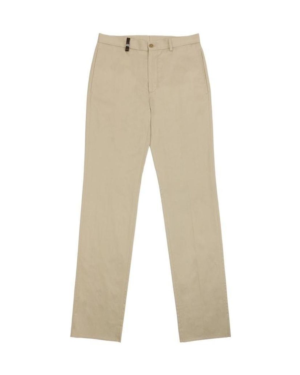 Ferragamo Natural Straight Casual Pants for men