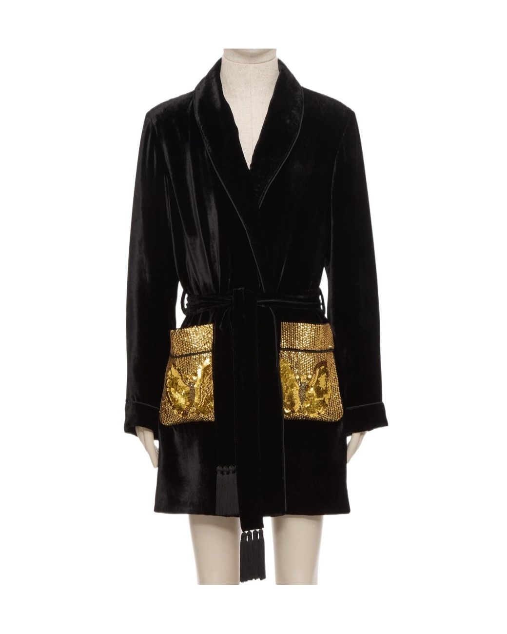 Valentino Black Collared Long-Sleeved Jacket for men