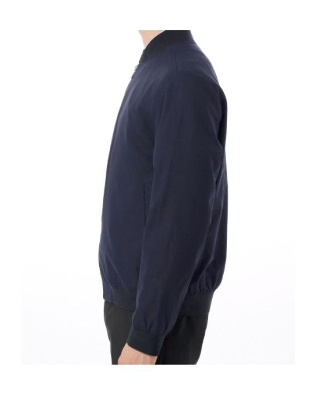 Boss Blue Long-Sleeved Casual Jacket for men