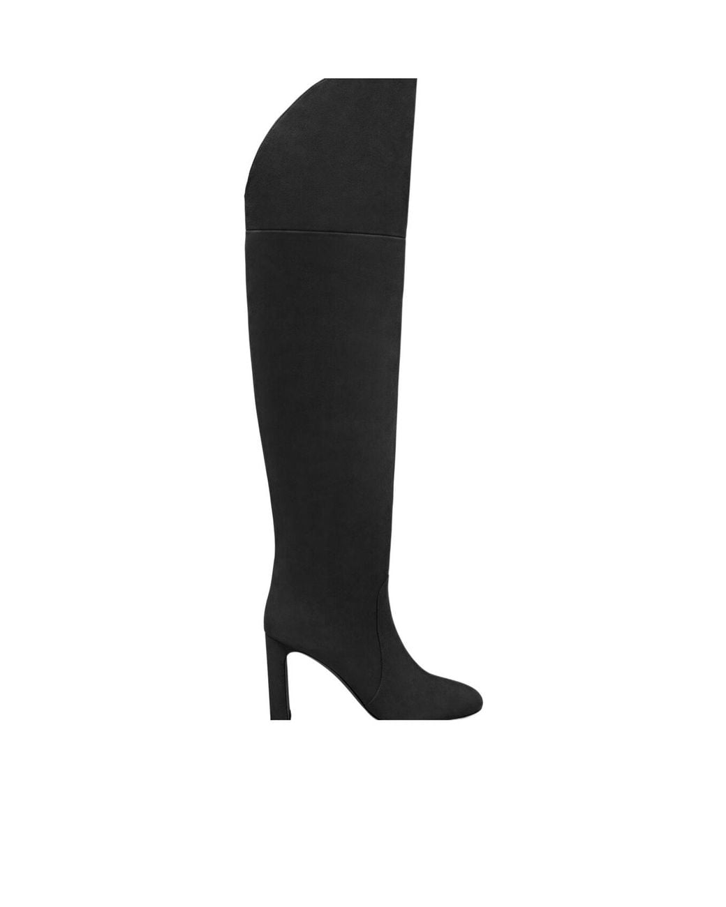 Stuart Weitzman Black Babette Over-The-Knee Tubo 85