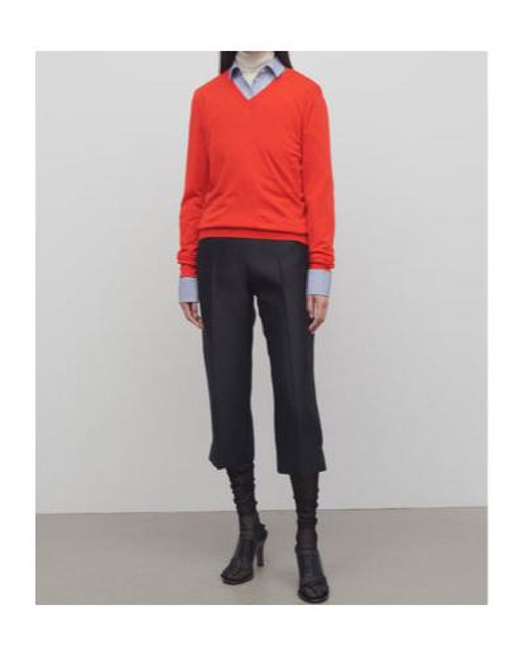 The Row Red Haius V-Neck Knitted Jumper