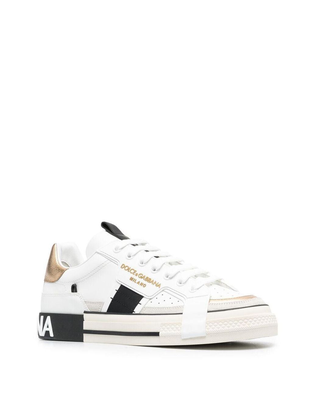 Dolce & Gabbana White 2.Zero Lace-Up Sneakers for men