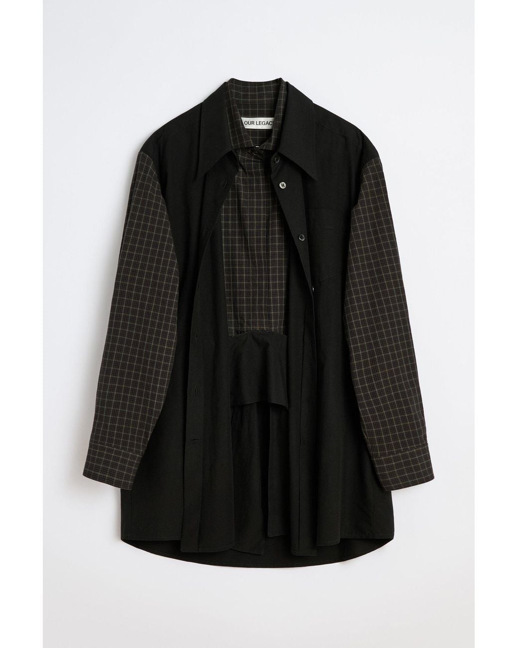 Our Legacy Black Girdle Shirt