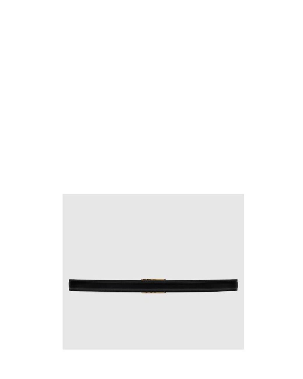 Gucci White Double G Bamboo Detailed Belt