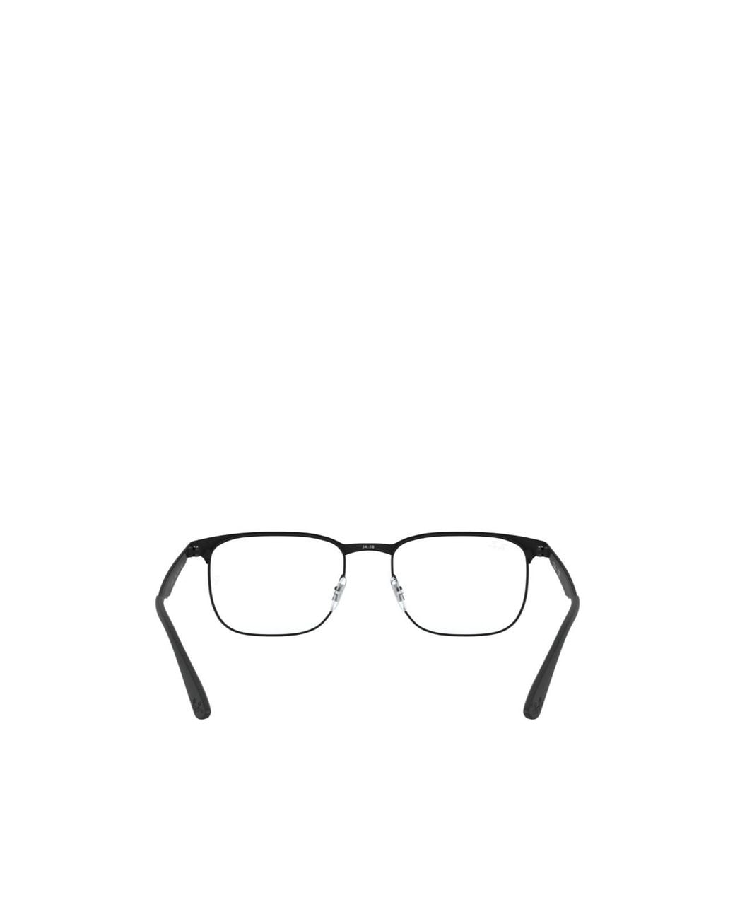 Ray-Ban White Square Frame Glasses for men