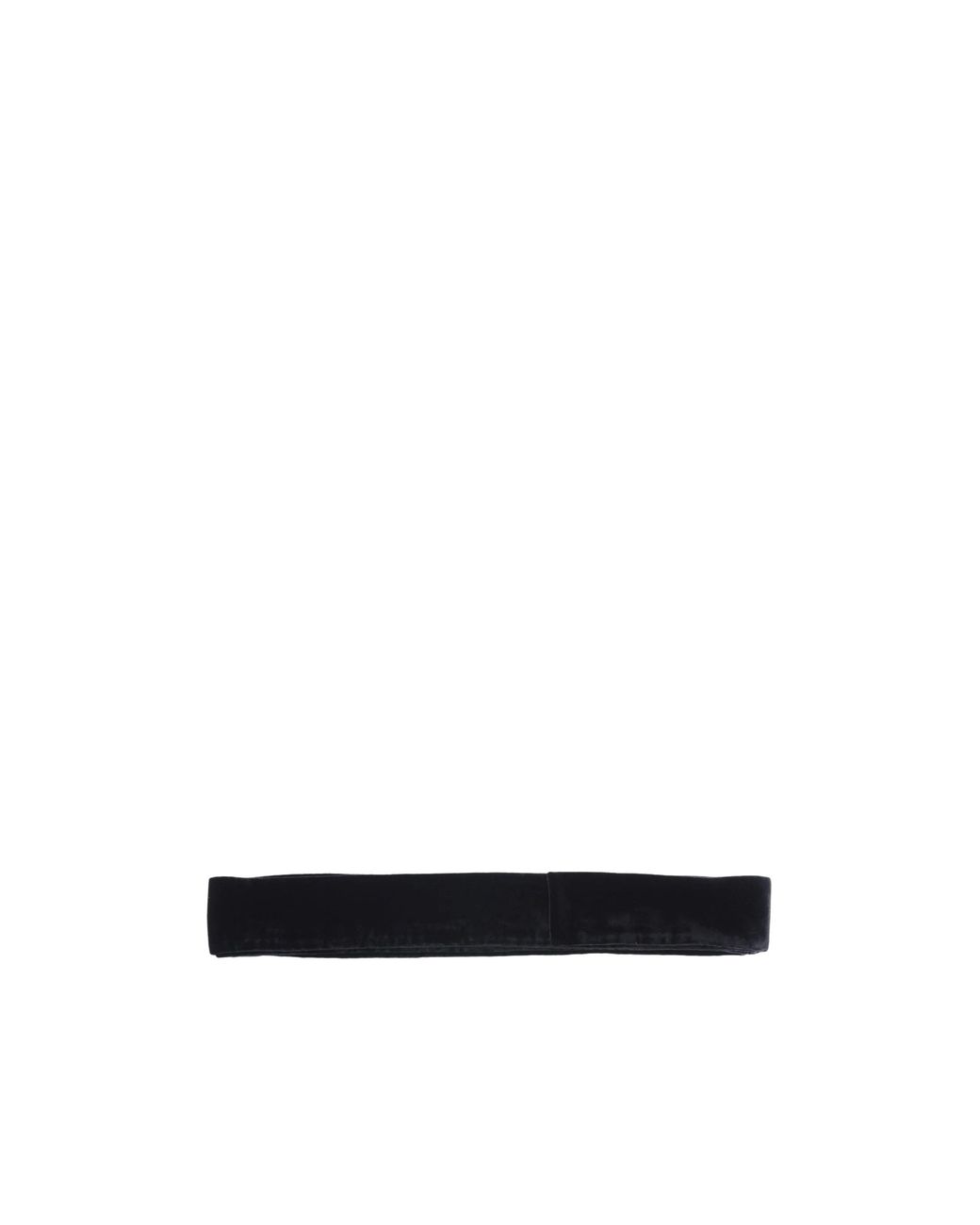 Dolce & Gabbana White Velvet Wide Belt