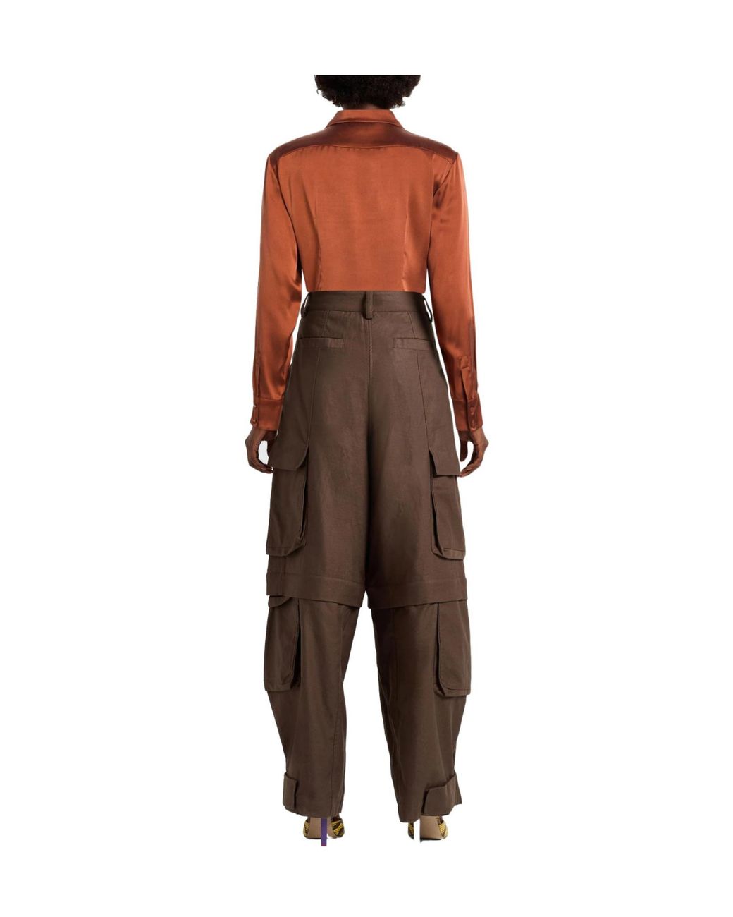 Max Mara Brown Solid Shirt