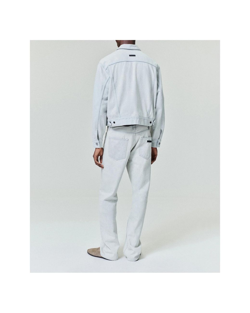 Fear Of God Blue Straight Five-Pocket Jeans for men