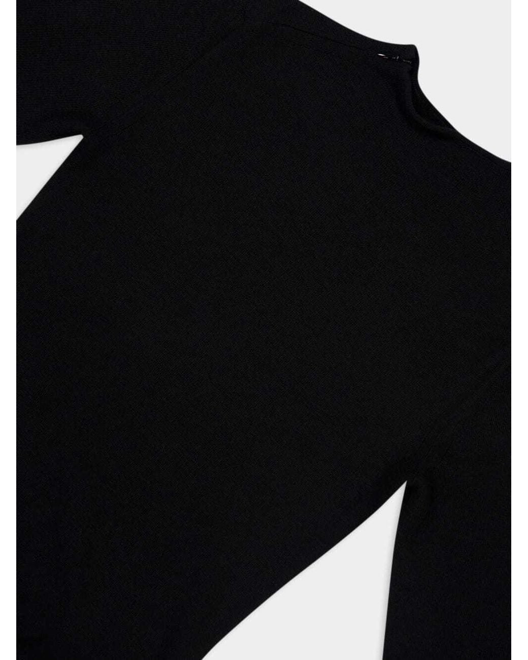 Tom Ford Black Crewneck Knitted Dress