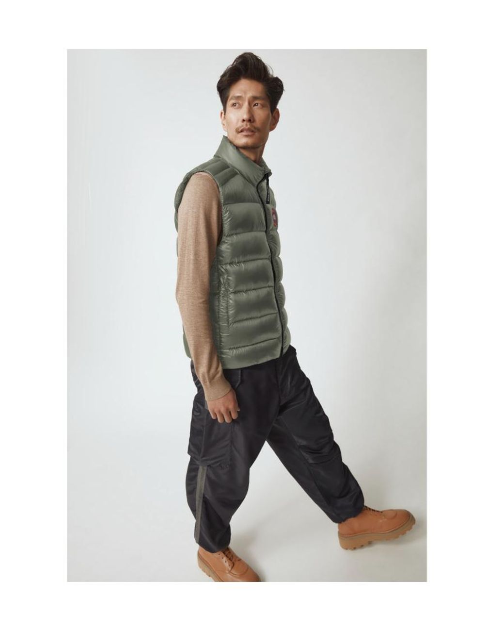 Canada Goose Green Crofton Padded Gilet for men