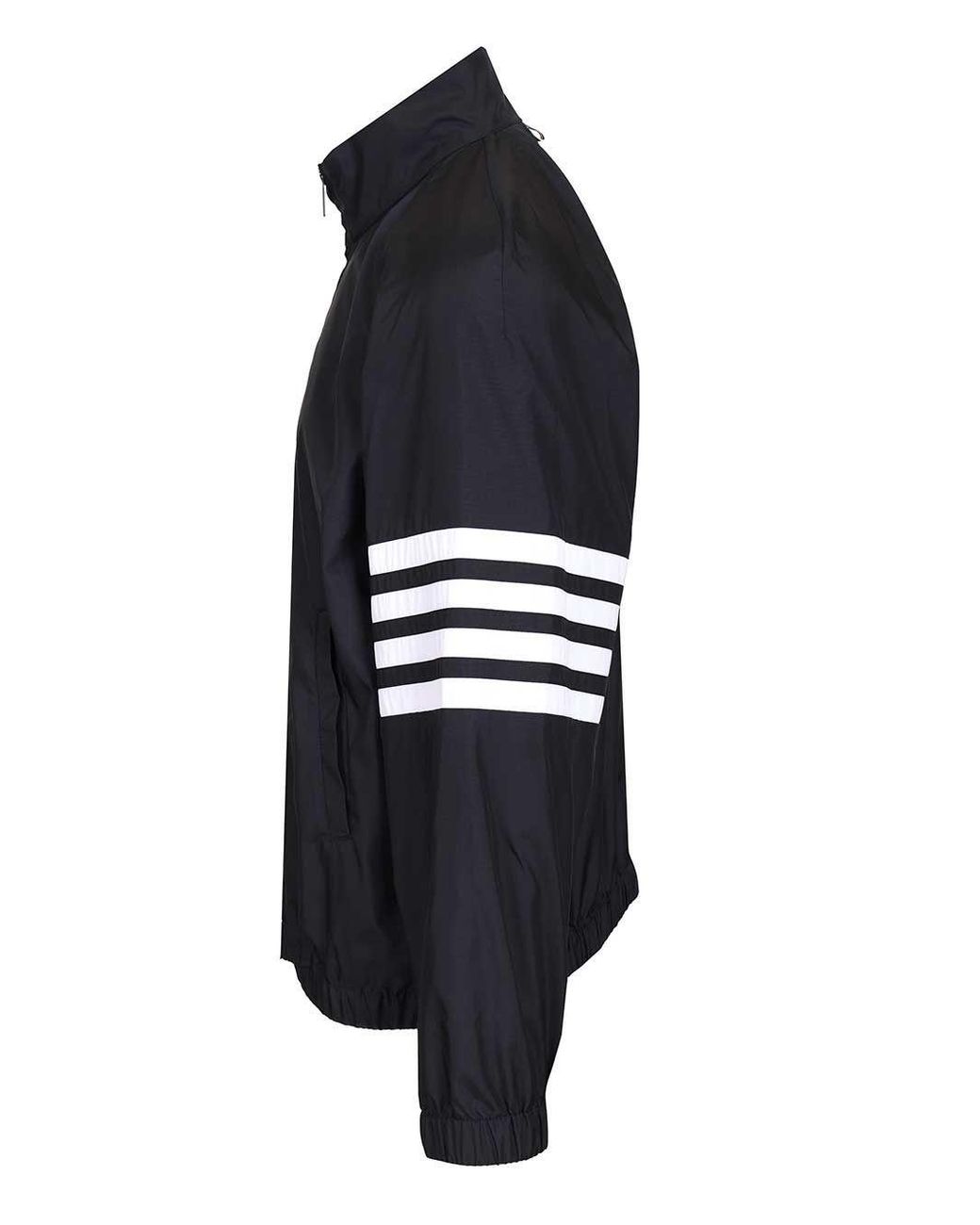 Thom Browne Blue 4-Bar Stripe Zipped Jacket for men
