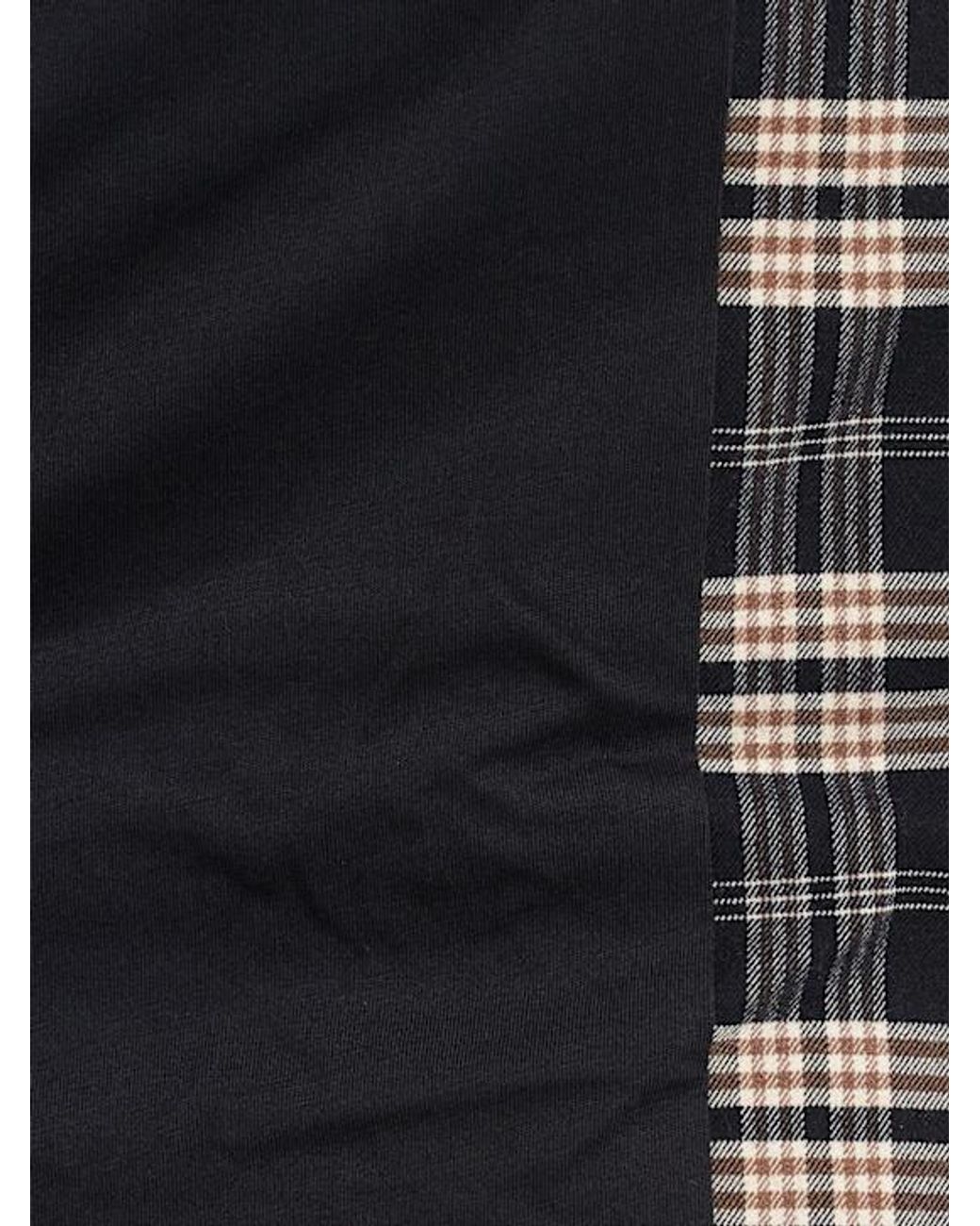 Varley Black Plaid Cotton Coat