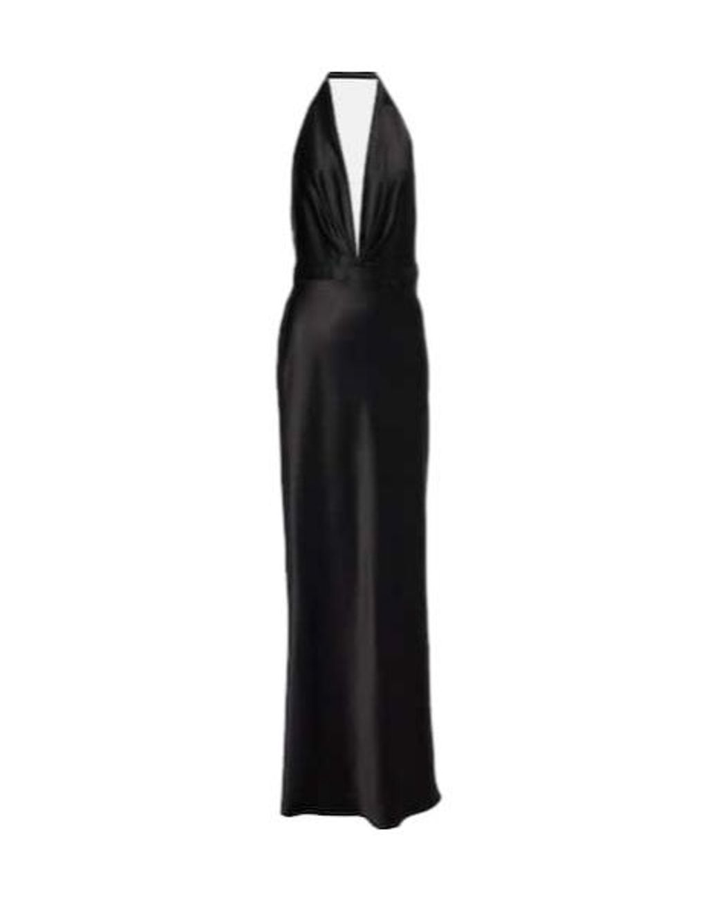 Nili Lotan Black Halter Neck Dress