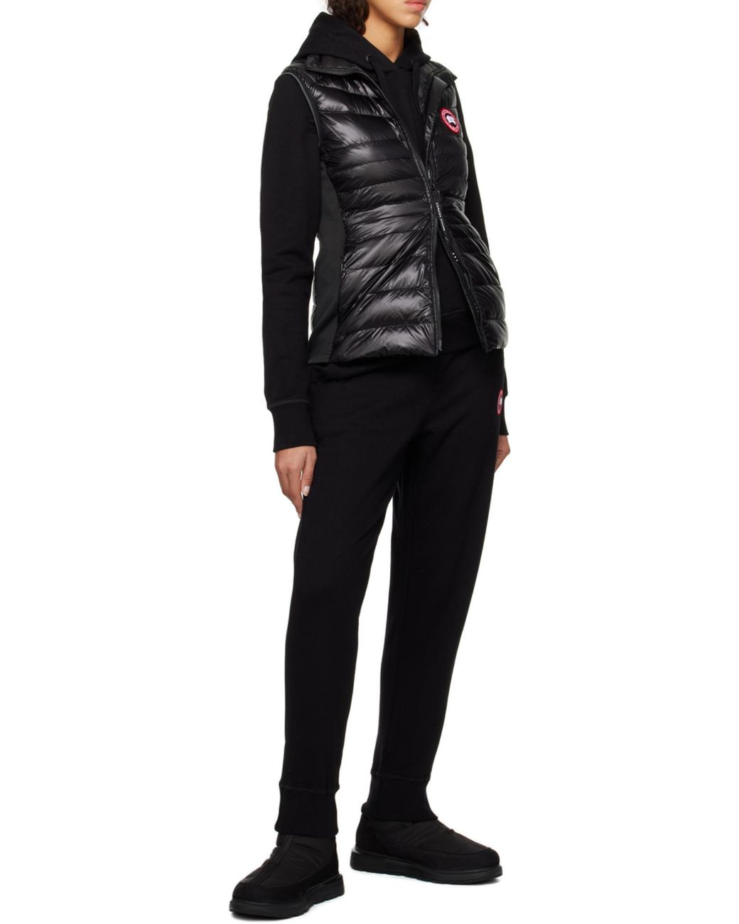Canada Goose Black Hybridge Lite Down Gilet