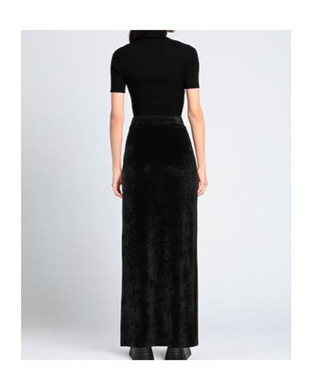 Balenciaga Black Long Skirts