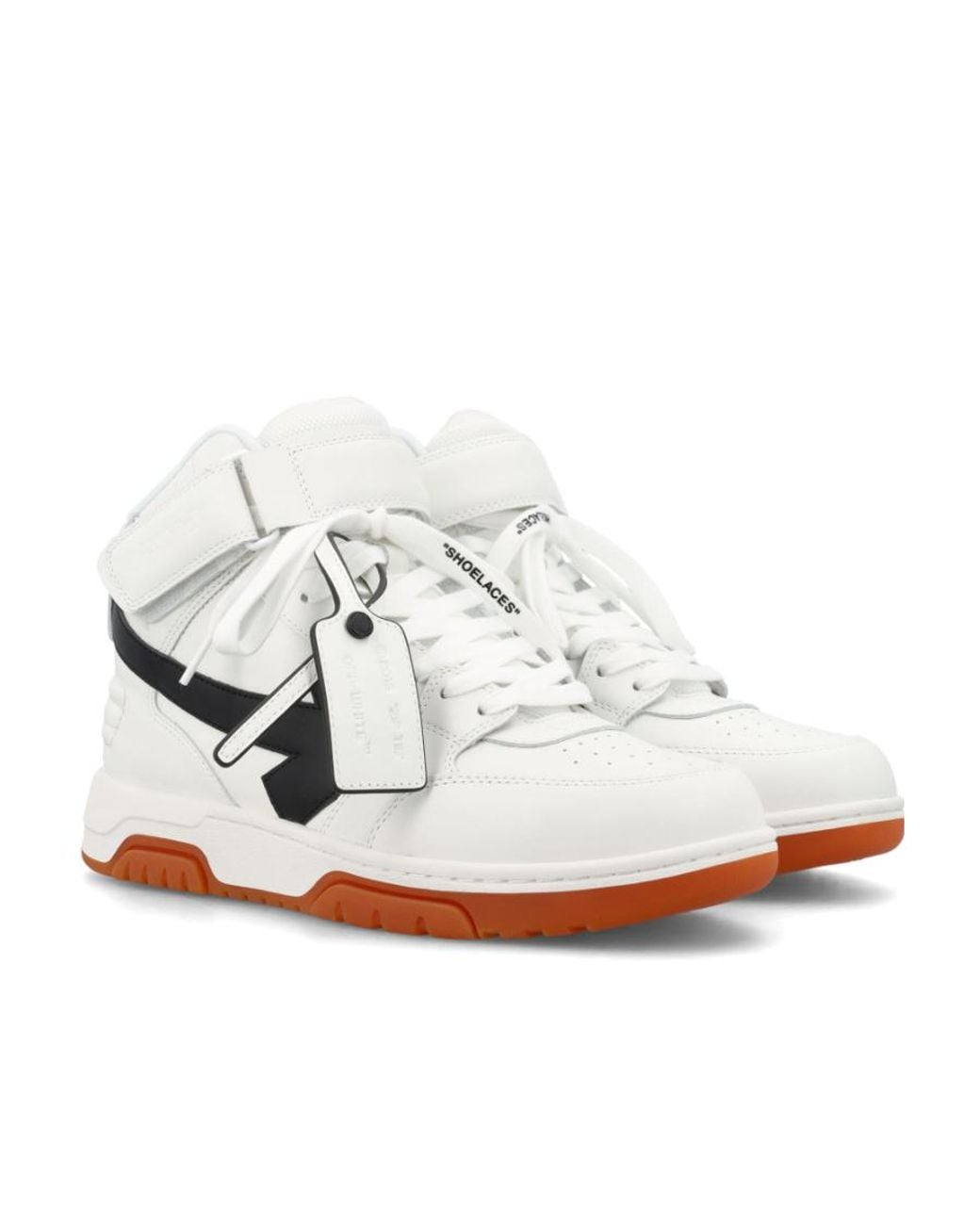 Off-White c/o Virgil Abloh White Out Of Office Mid-Top Sneakers for men