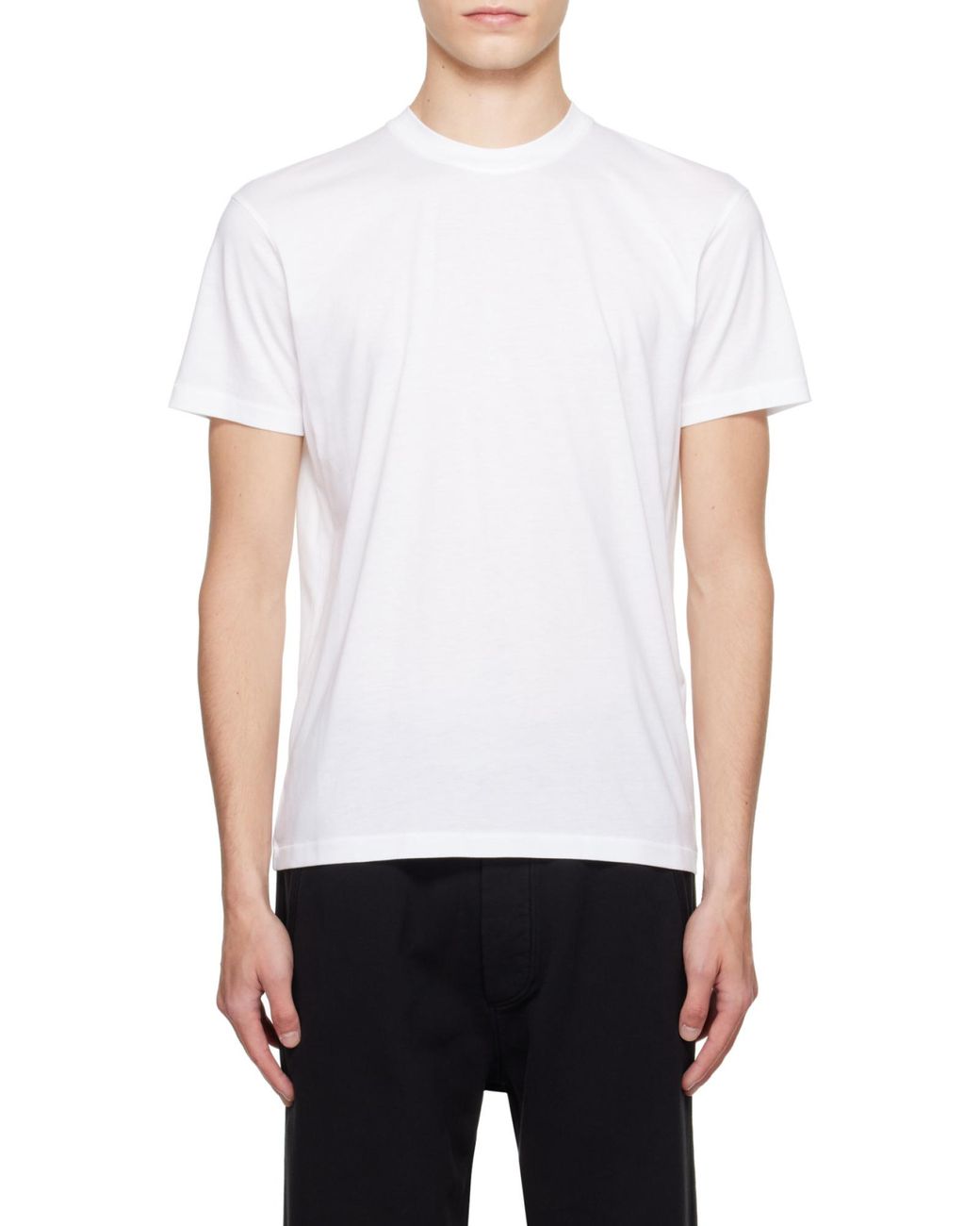 Tom Ford White Crewneck T-Shirt for men