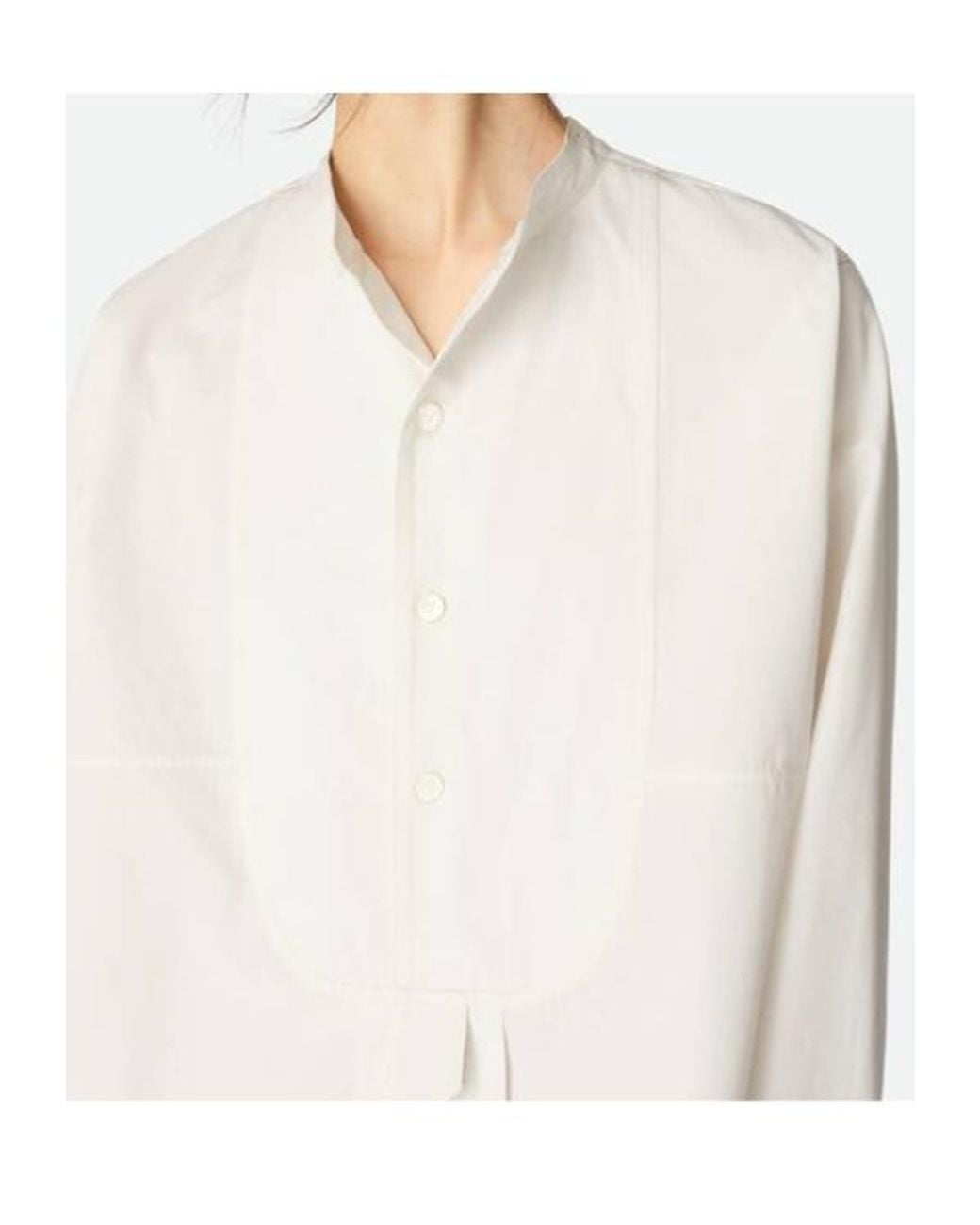 Bottega Veneta White Compact Cotton Dress