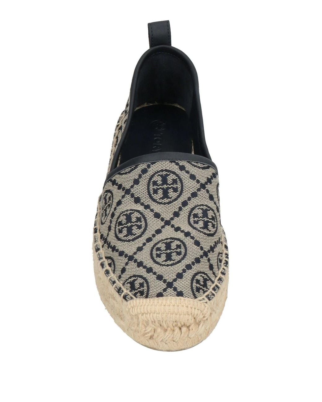 Tory Burch Gray Rinted Canvas Shoes