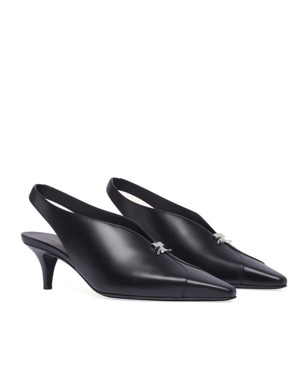 Courreges Blue High-Heeled Sandals