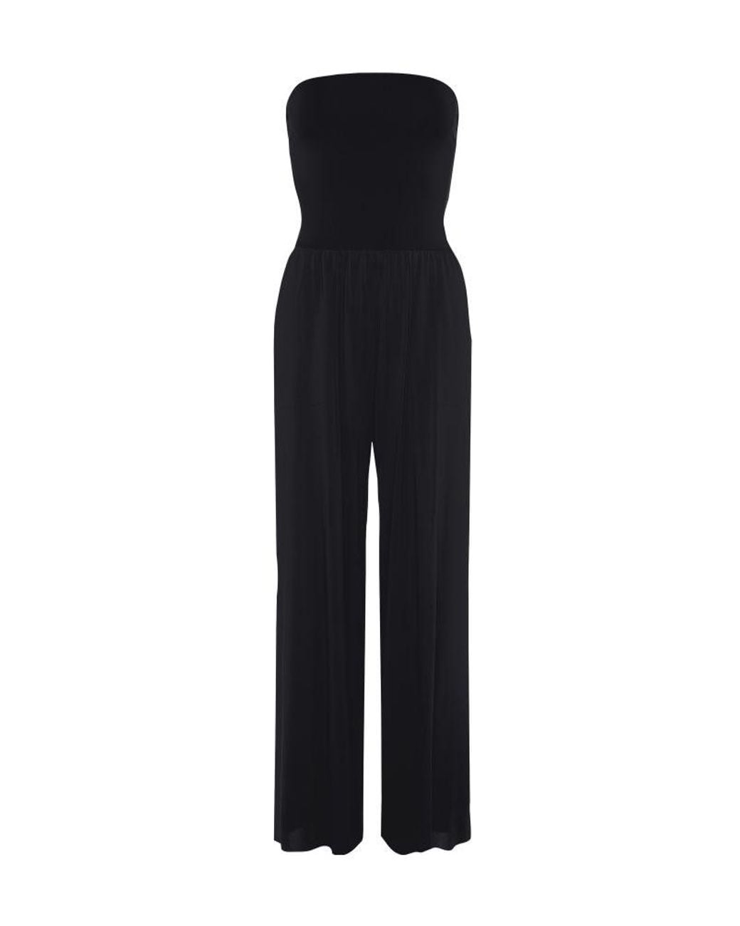 Eres Black High-Waisted Trousers