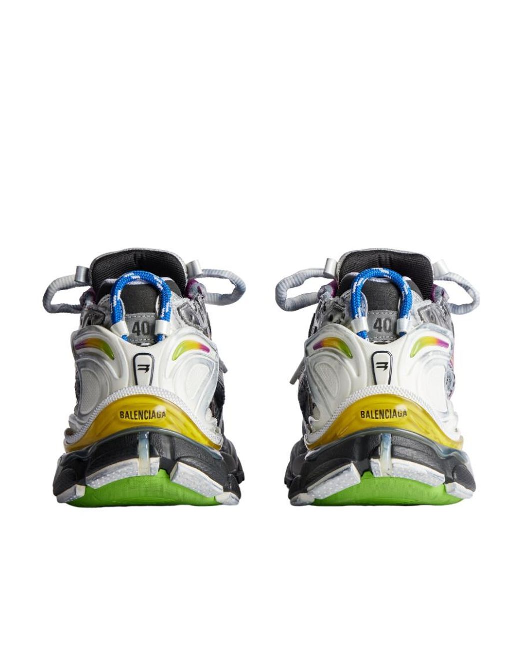 Balenciaga Multicolor Runner Lace-Up Sneakers for men
