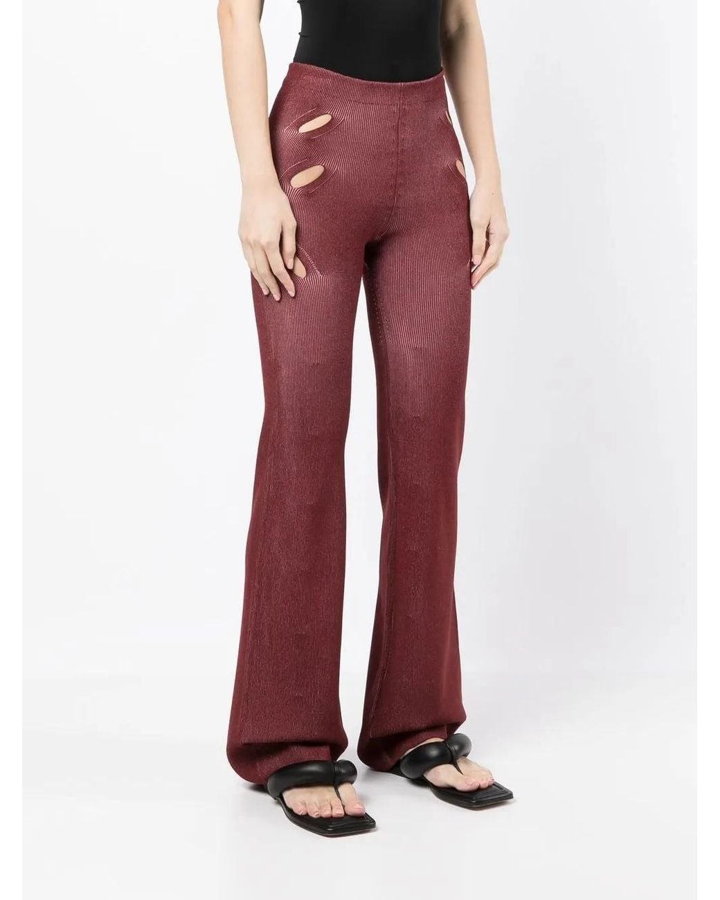 Dion Lee Lock Slit Flared Pants