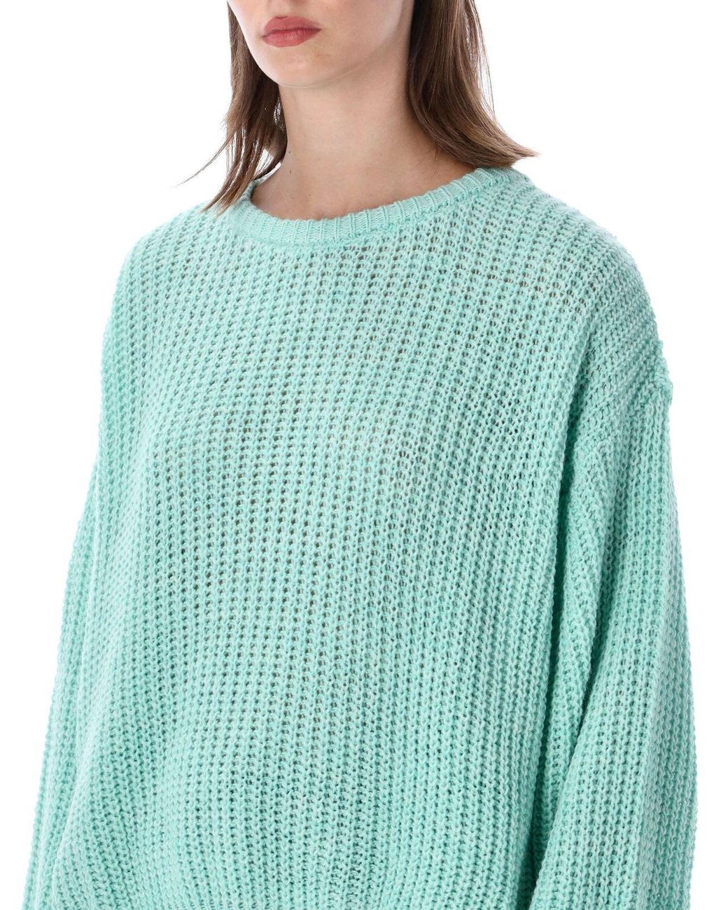American Vintage Blue Cyrow Open-Knit Knitted Sweater
