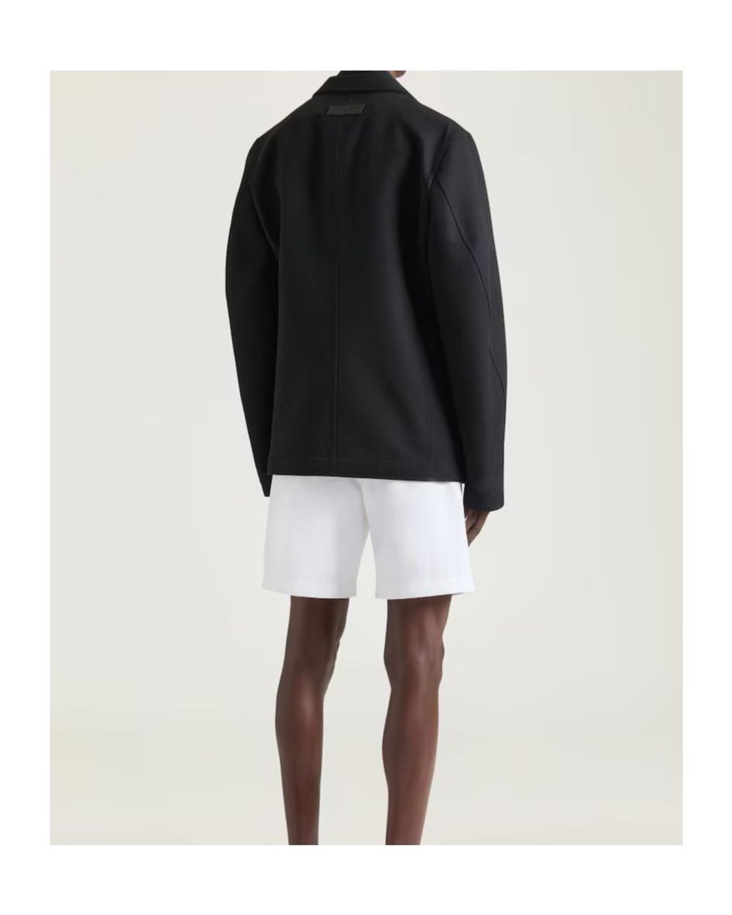 Givenchy Black Single-Breasted Deconstructed Jacket for men