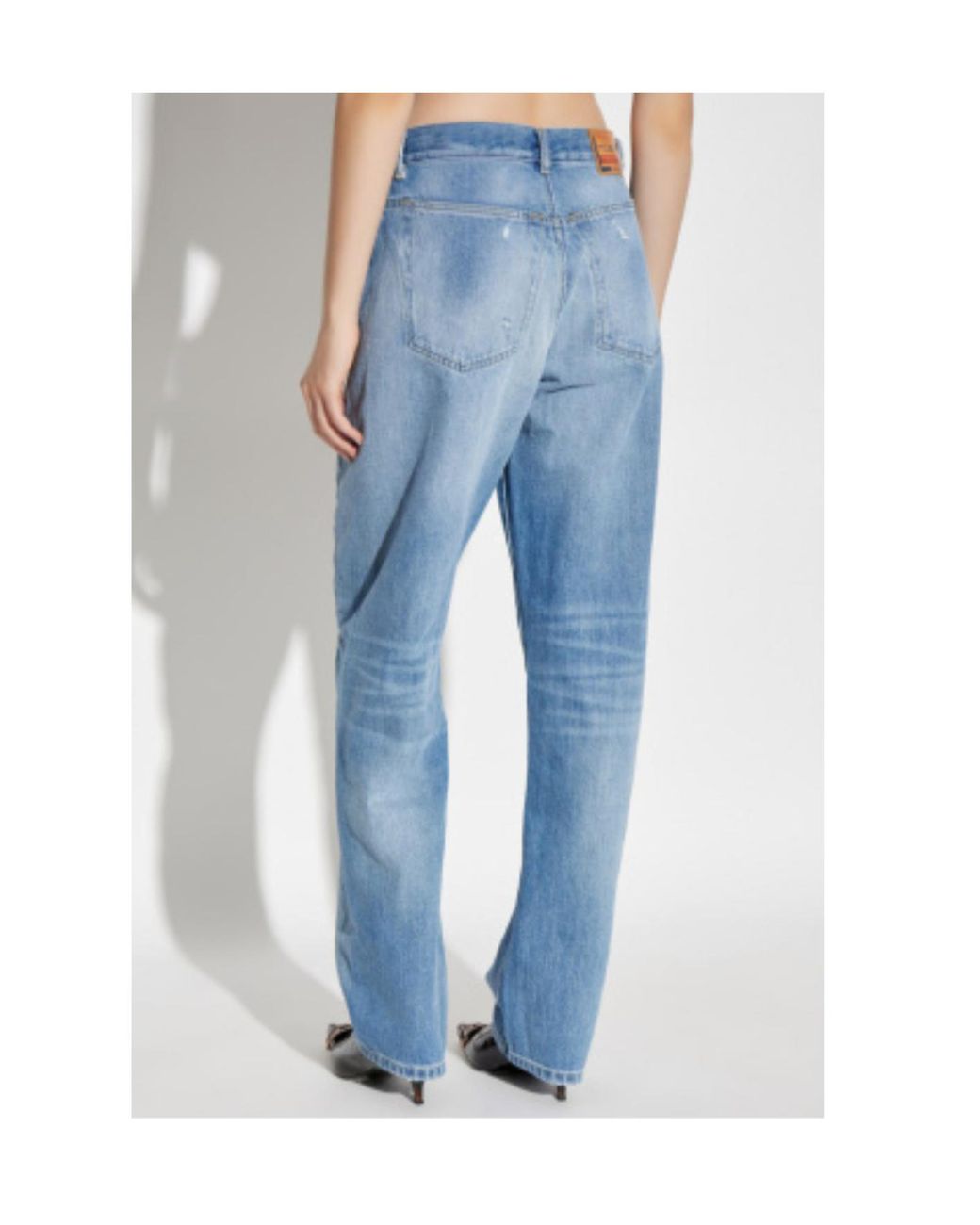 DIESEL Blue 1974-D-Ellz Distressed Jeans