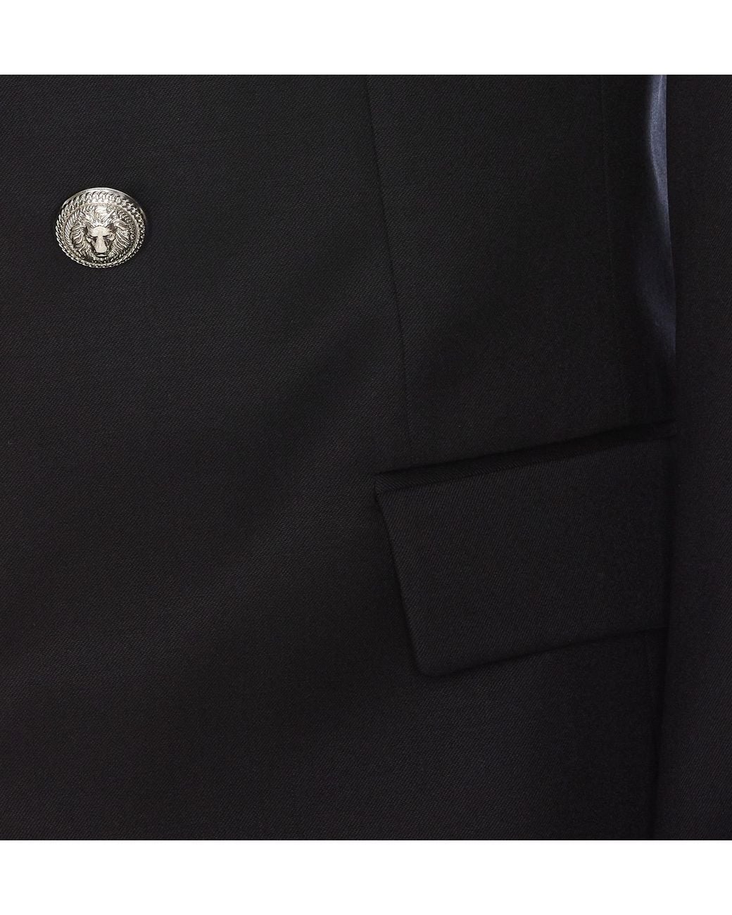 Balmain Blue Single Breasted Tailored Blazer for men